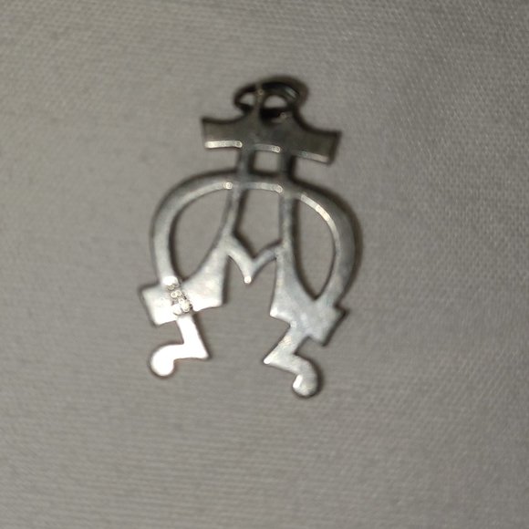 James Avery rare, retired Alpha/Omega necklace pendant